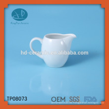 Weißes keramisches kaffee cremeglas, meistgekaufte produkte kundenspezifisches weißes keramisches milchglas